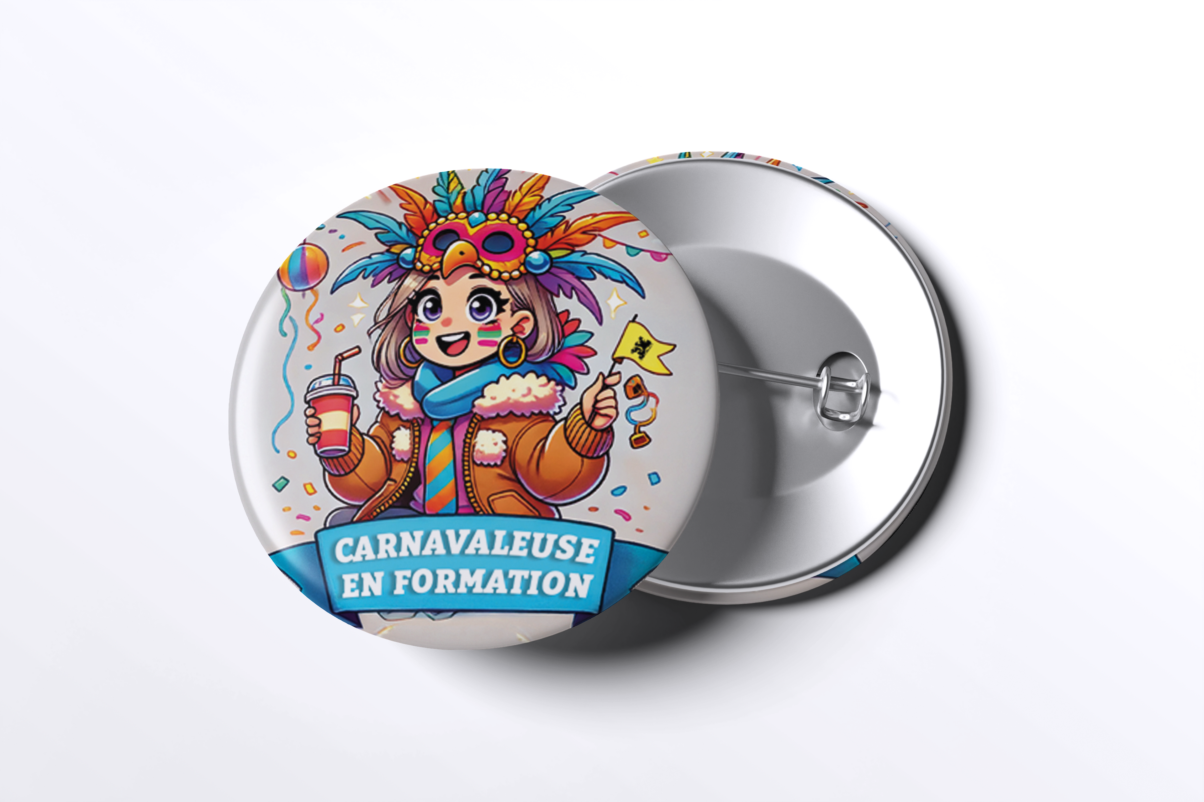 Badge Carnavaleuse en formation