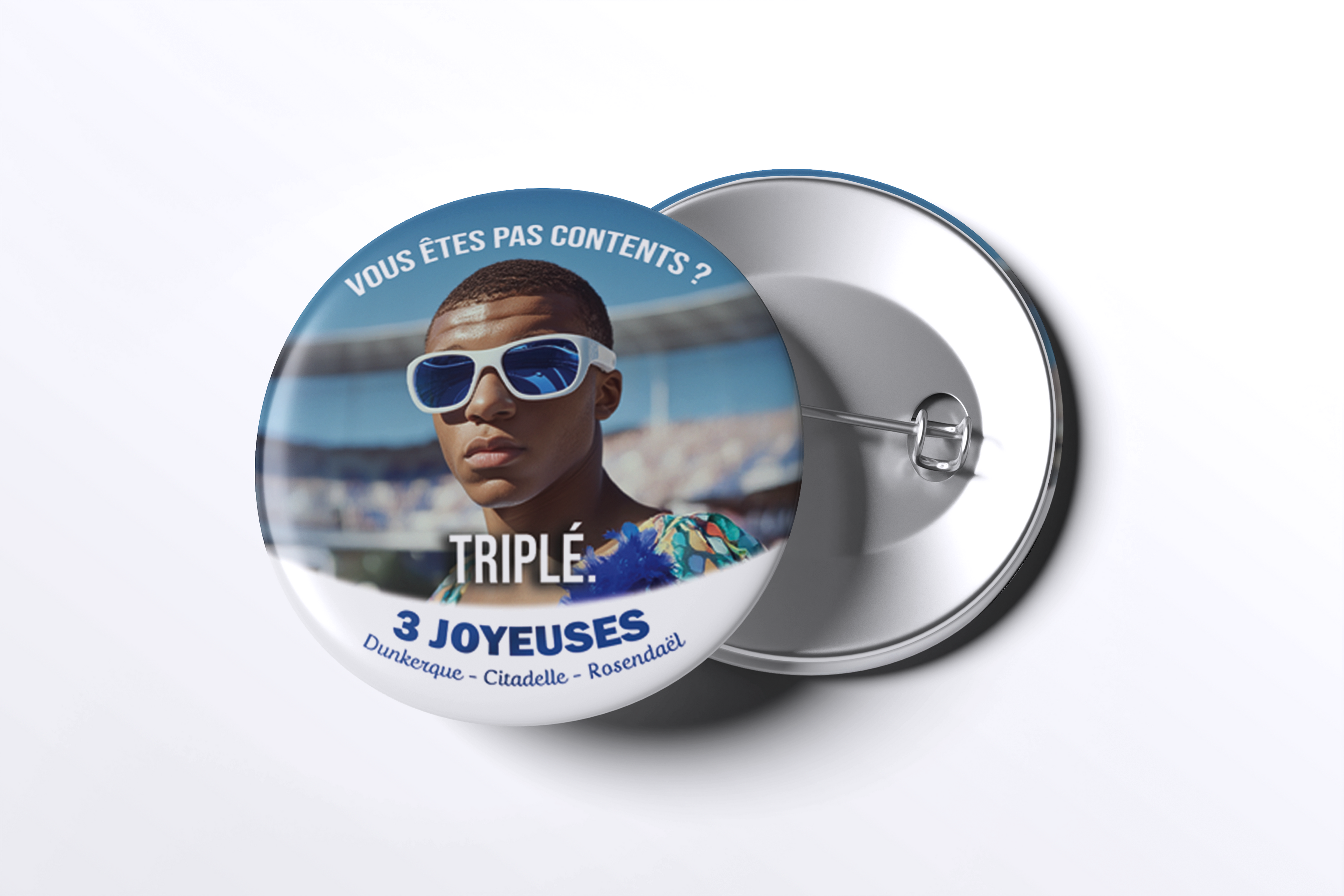 Badge Vous êtes pas contents ?